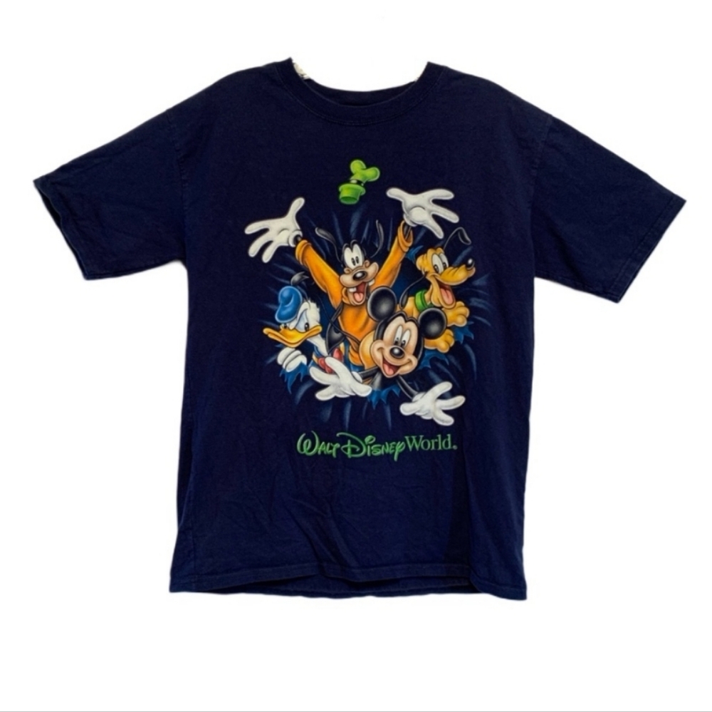 Disney Navy Blue Mickey & Friends Short Sleeve Tee
